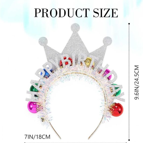 Birthday Glow Headband LED Light Up Party Hair Accessory Women - Picture 4 of 6